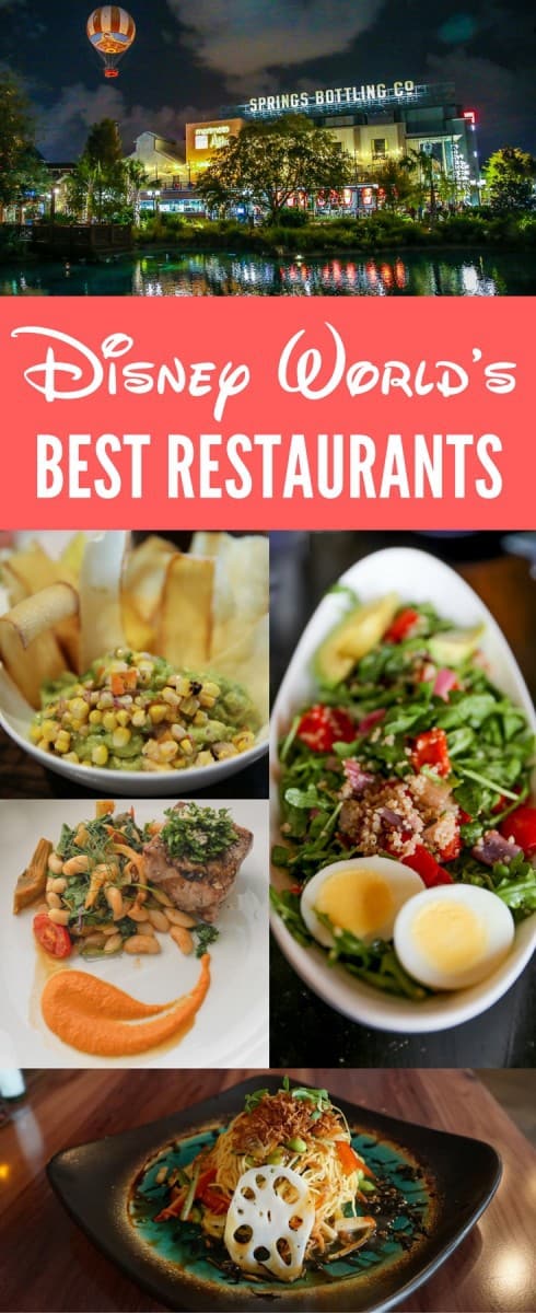 BEST PLACES TO EAT AT DISNEY WORLD; BEST DISNEY RESTAURANTS FOR SERIOUS FOODIES AND HEALTHY EATERS