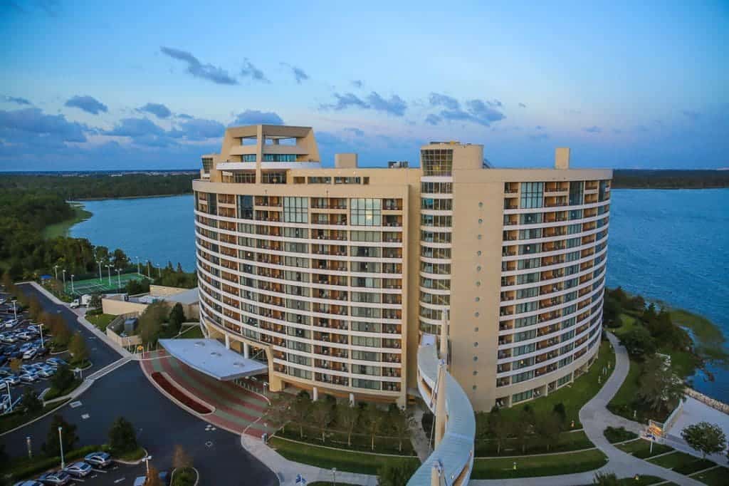 Contemporary Resort Bay Lake Tower