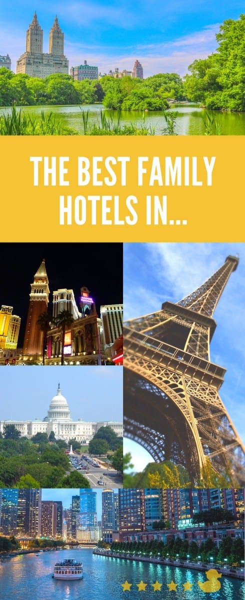 The Best Family Hotels in New York, Las Vegas, Washington, Chicago...we list them all for their exceptional luxury and family friendliness.