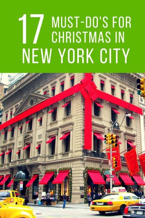The 17 Biggest Musts For Christmas in New York With Kids
