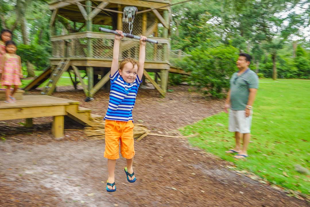 Montage Palmetto Bluff zip line