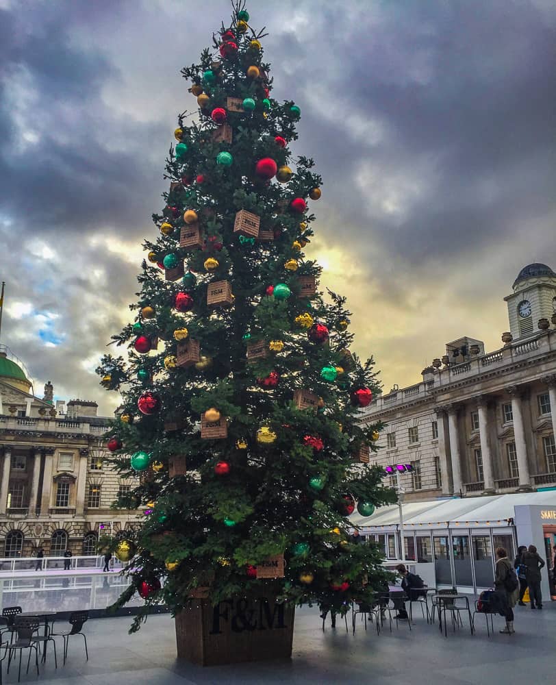 The Somerset House Skating Rink and Christmas Tree