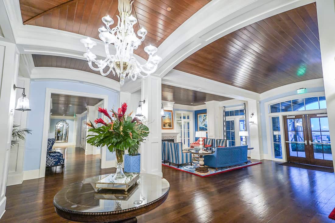 The Beach Club at Charleston Harbor Resort and Marina lobby