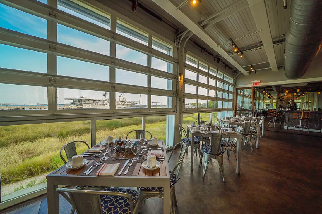 The Beach Club at Charleston Harbor Resort and Marina restaurant