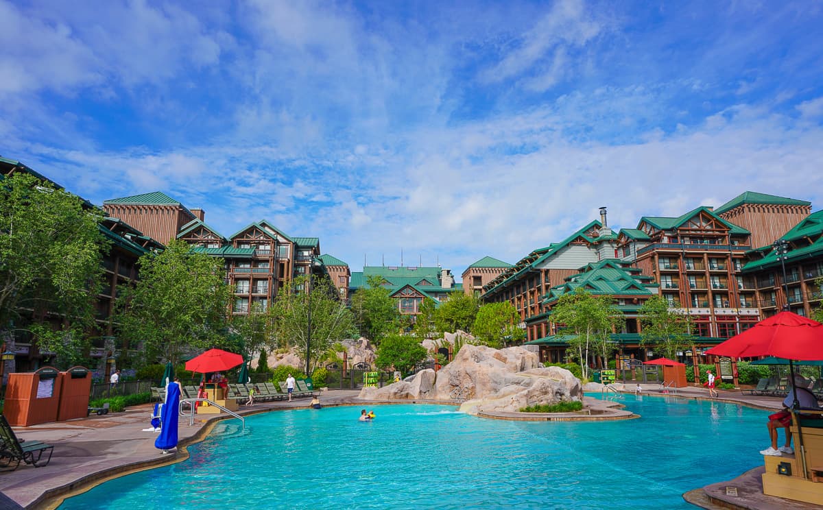 Copper Creek Falls Pool at Wilderness Lodge