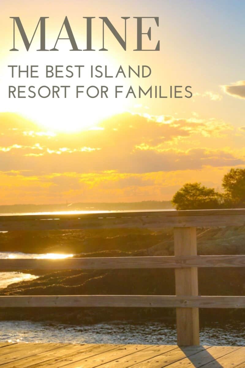 The Inn at Diamond Cove, in the Casco Bay islands, is a great Maine vacation for families.