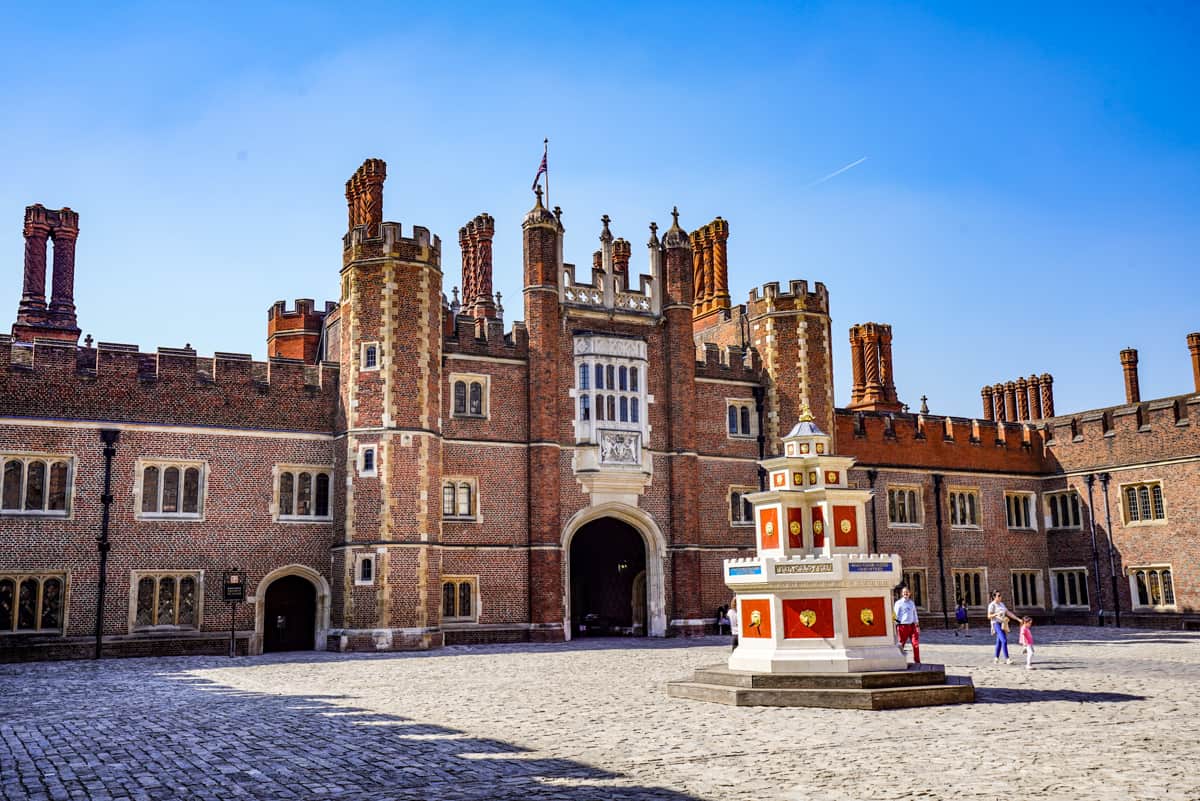 hampton court palace with kids