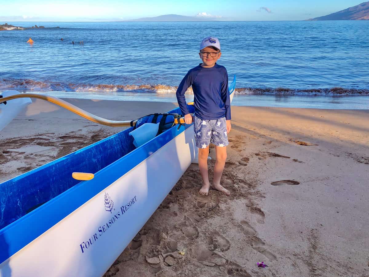 Four Seasons Maui Outrigger Canoe