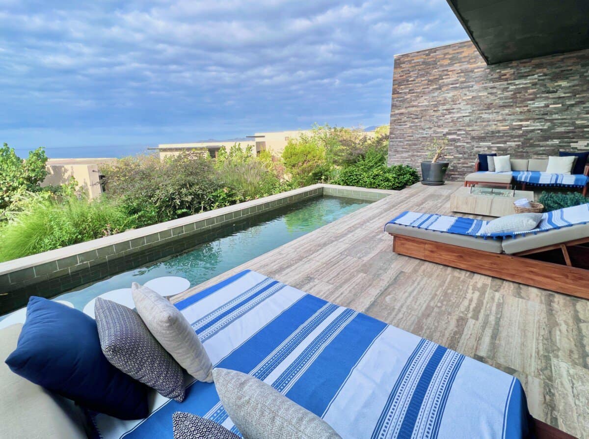 luxury mexico resorts Zadun plunge pool