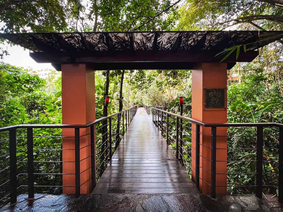 The bridges at Nayara Gardens and Nayara Springs