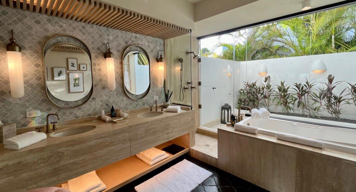 luxury bathroom interior