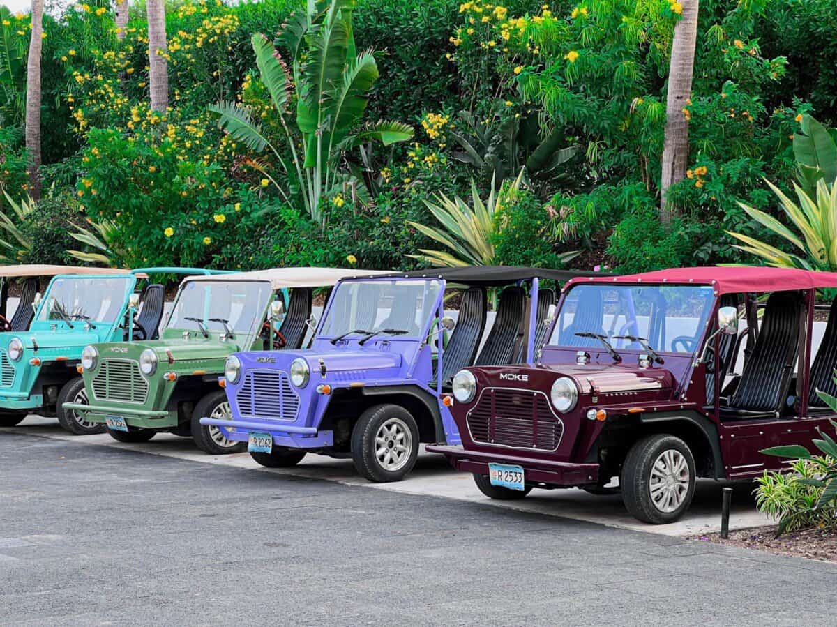 small cars for transportation around Four Seasons Resort Anguilla