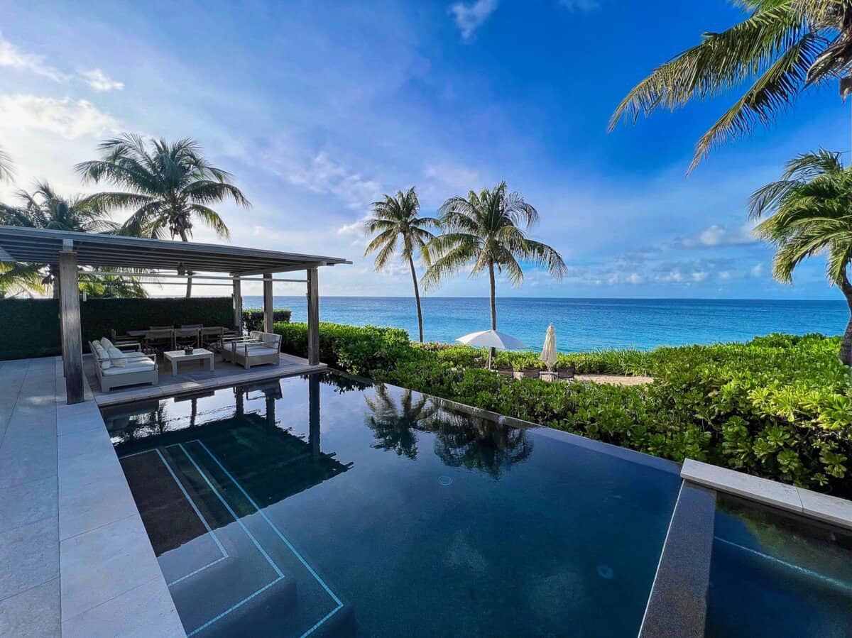 outdoor pool overlooking the ocean at Four Seasons Resort Anguilla