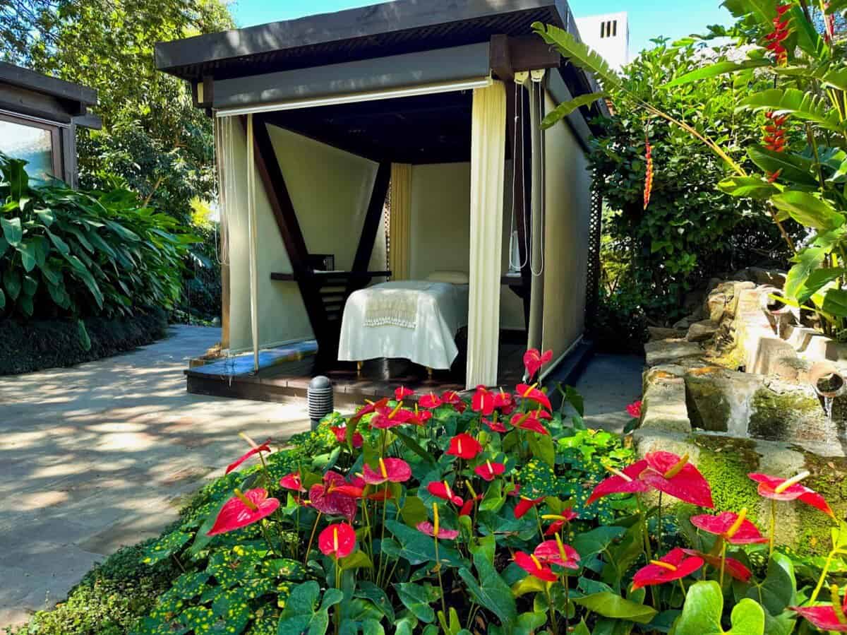 private spa treatment outdoors in Guatemala